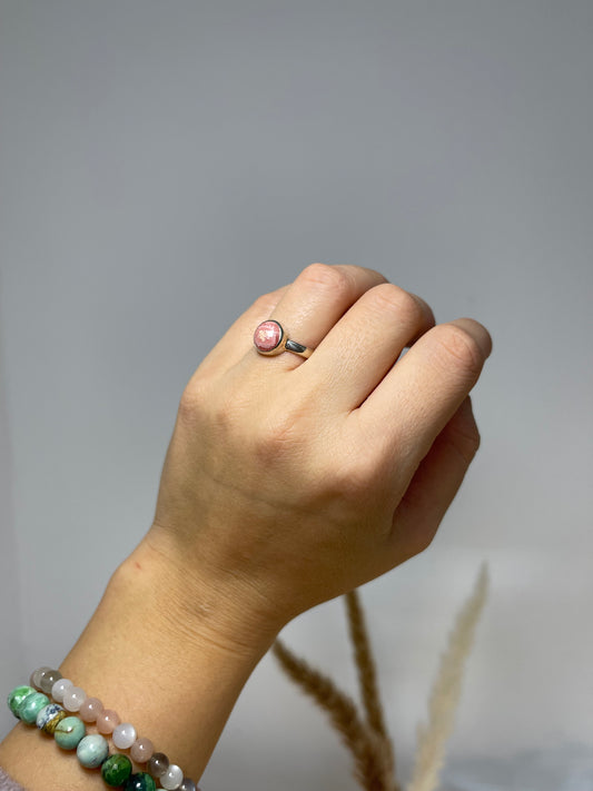 Rhodochrosit Ring