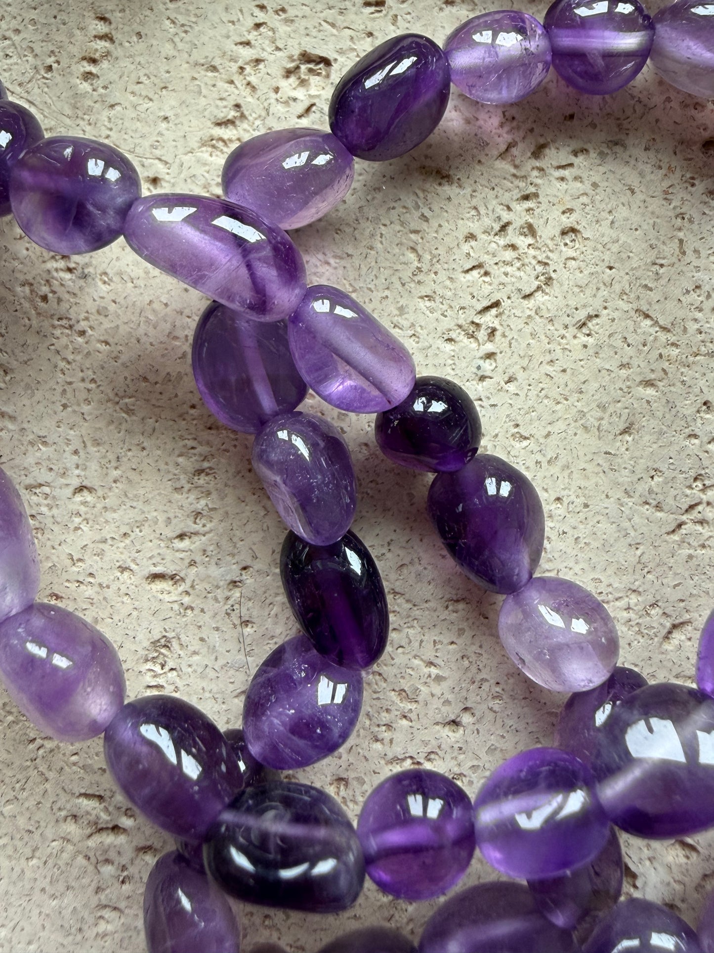 Amethyst Nuggetarmband