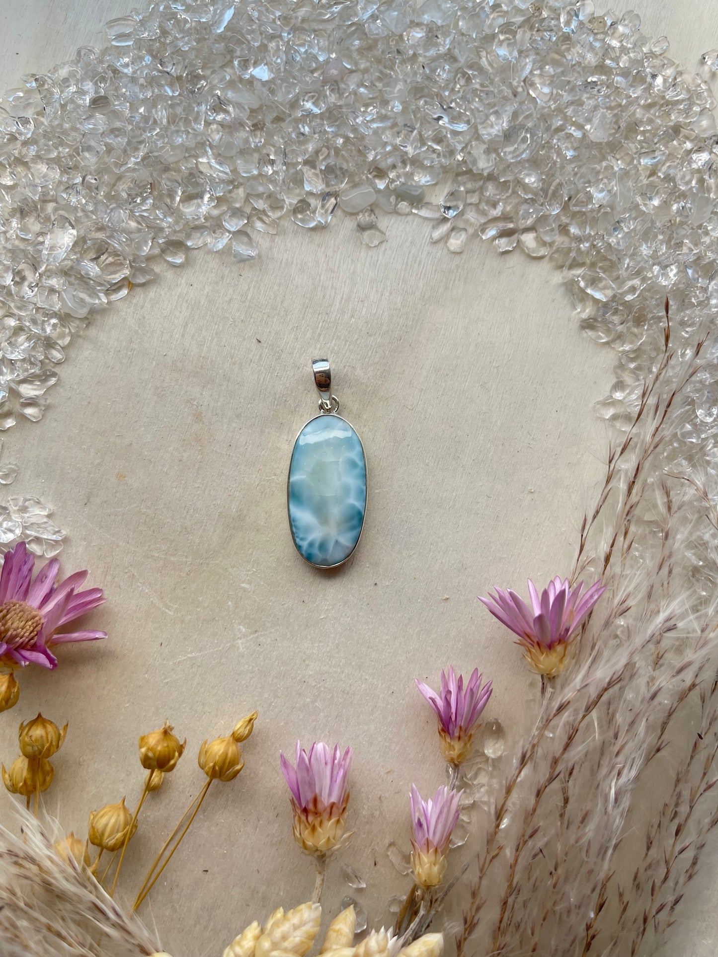 Larimar Anhänger (925 Silber)