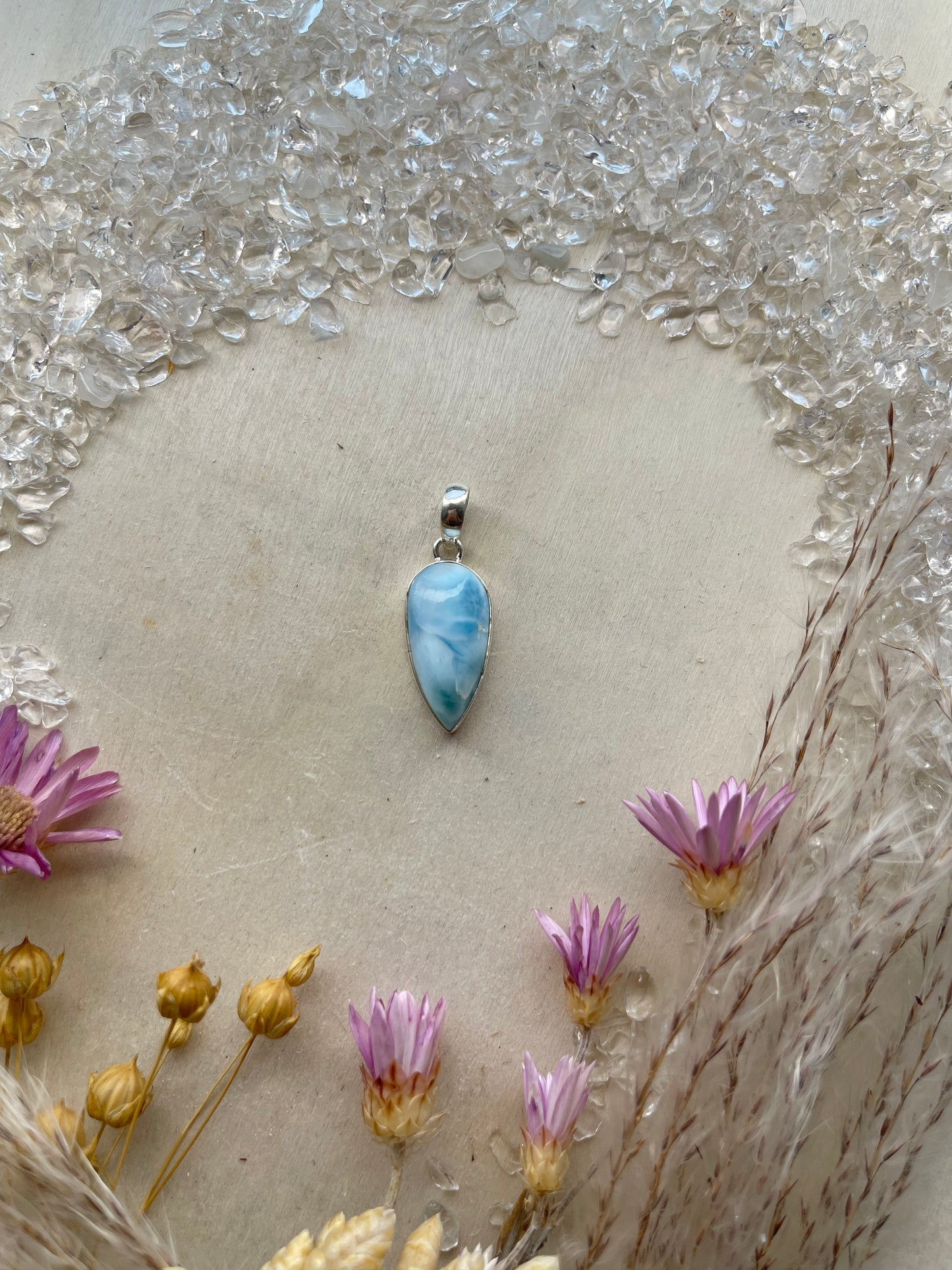 Larimar Anhänger (925 Silber)