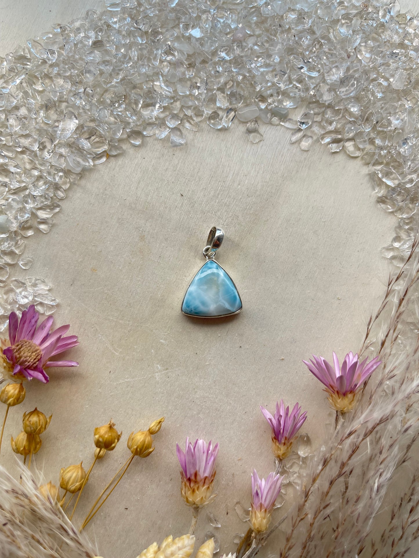 Larimar Anhänger (925 Silber)