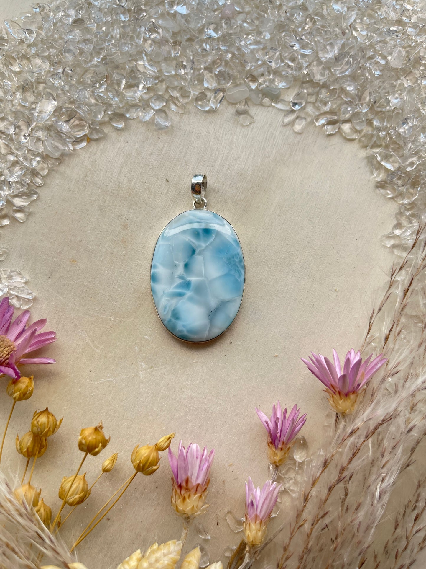 Larimar Anhänger (925 Silber)