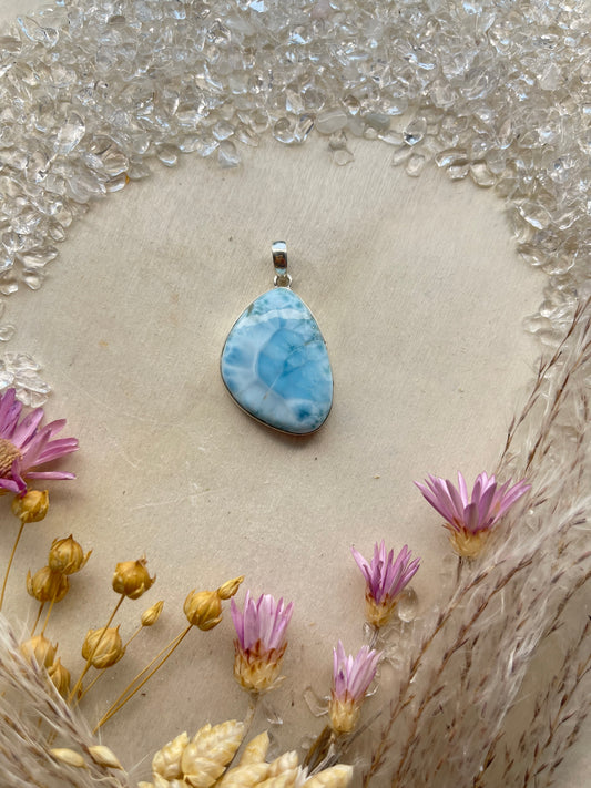 Larimar Anhänger (925 Silber)