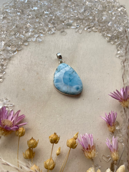 Larimar Anhänger (925 Silber)