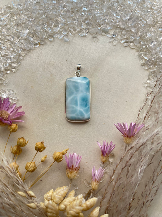 Larimar Anhänger (925 Silber)