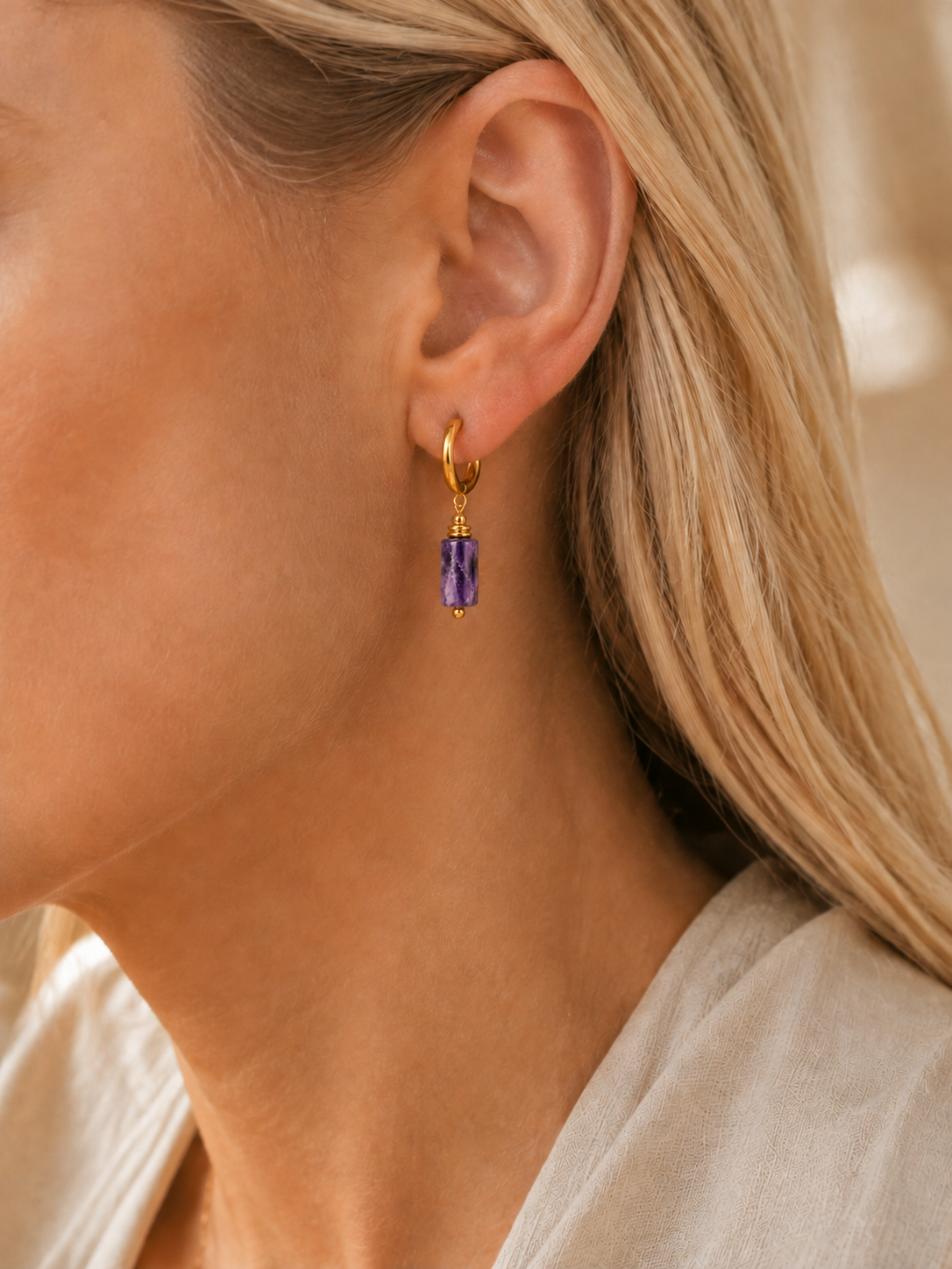 Intuition – Amethyst Ohrhänger
