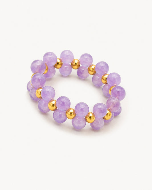Intuition – Amethyst Perlenring