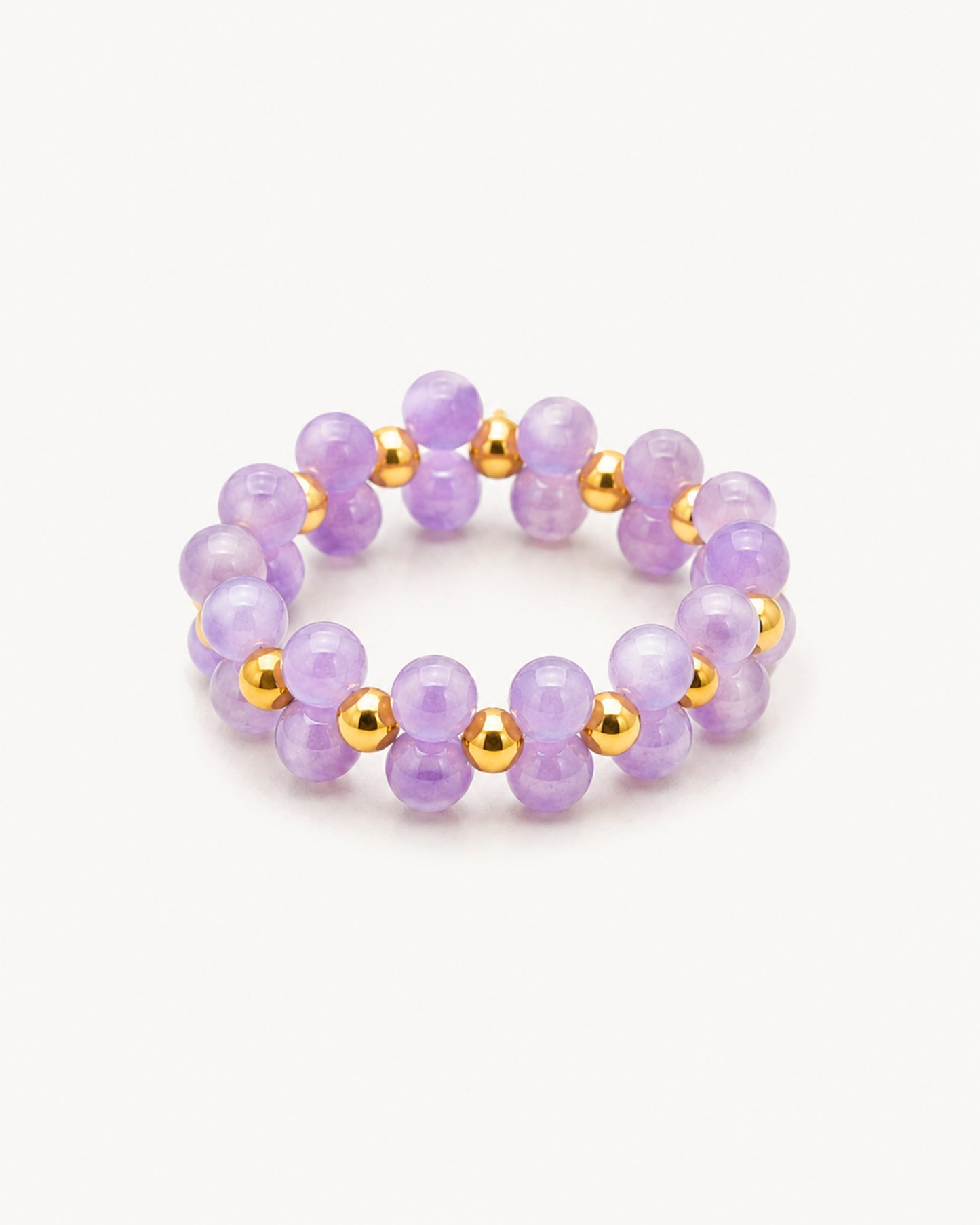 Intuition – Amethyst Perlenring