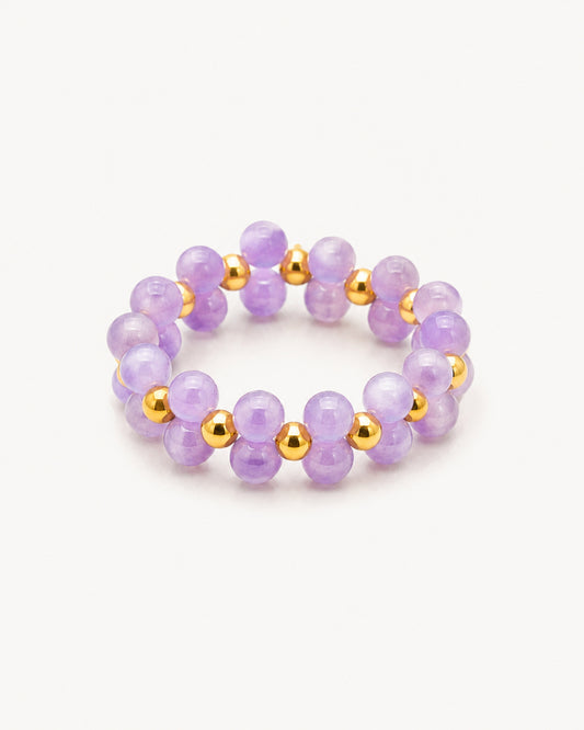 Intuition – Amethyst Perlenring