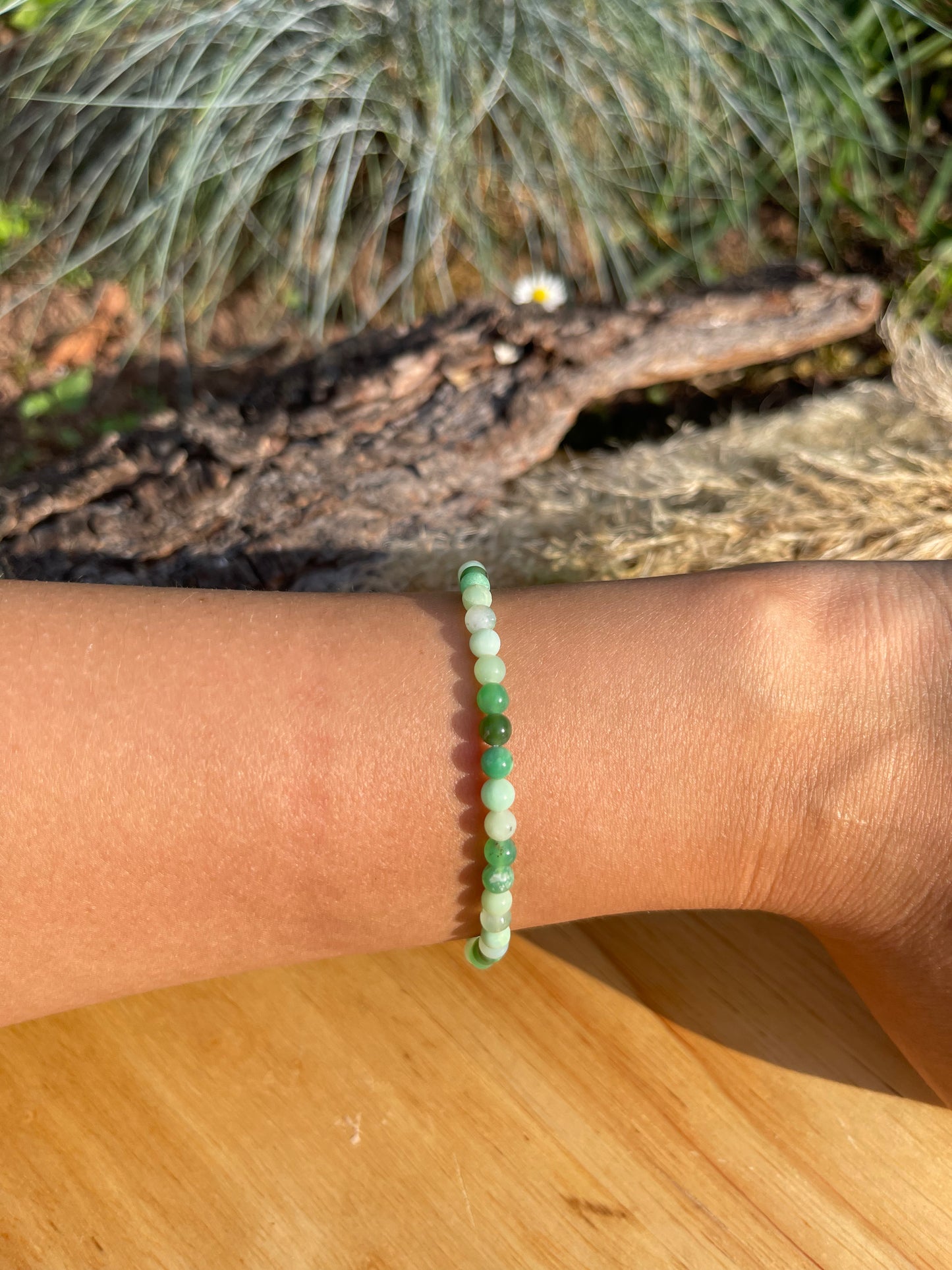 Edelstein Armband Chrysopras