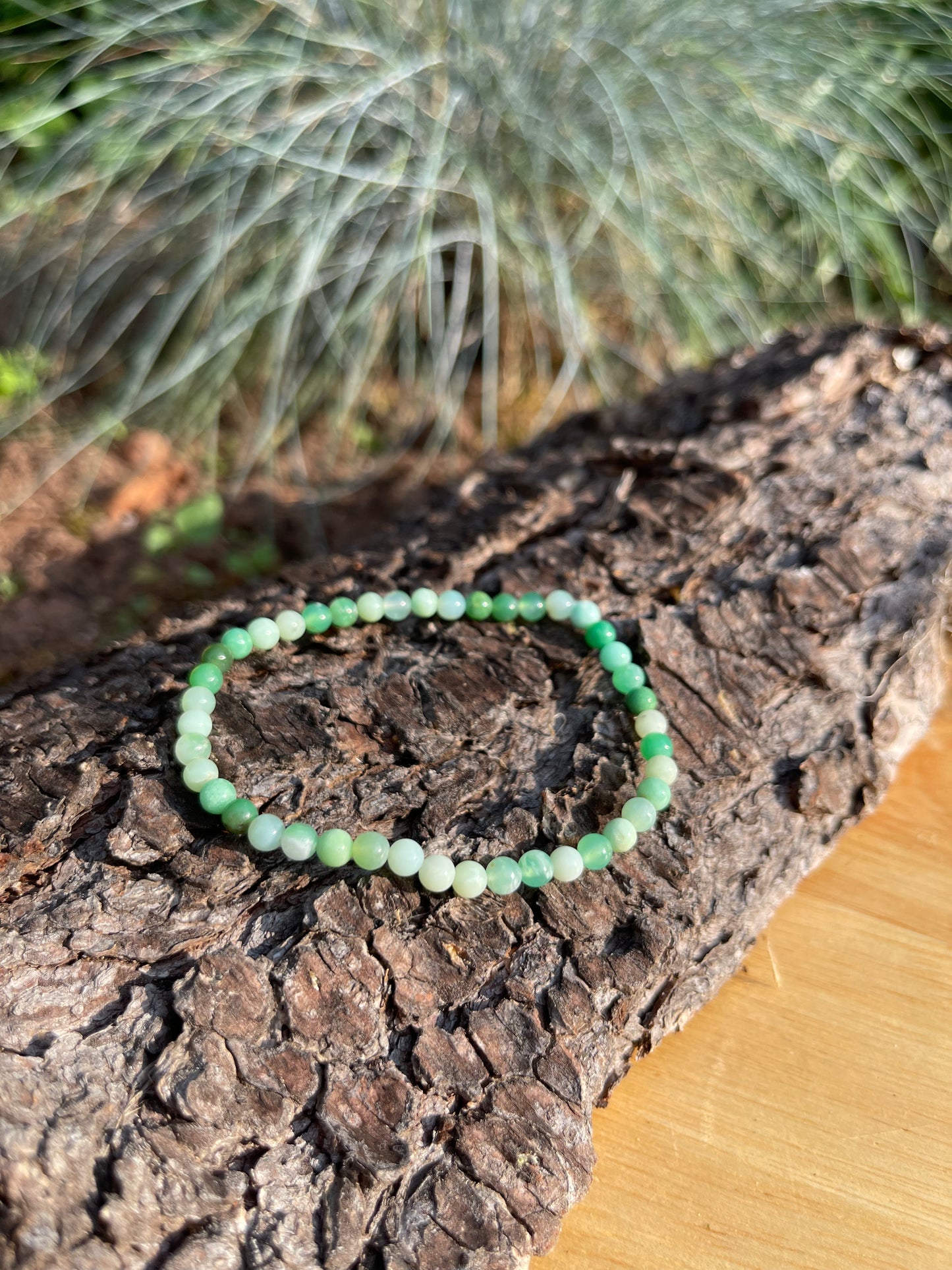 Edelstein Armband Chrysopras