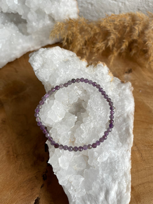 Edelstein Armband Amethyst (facettiert)