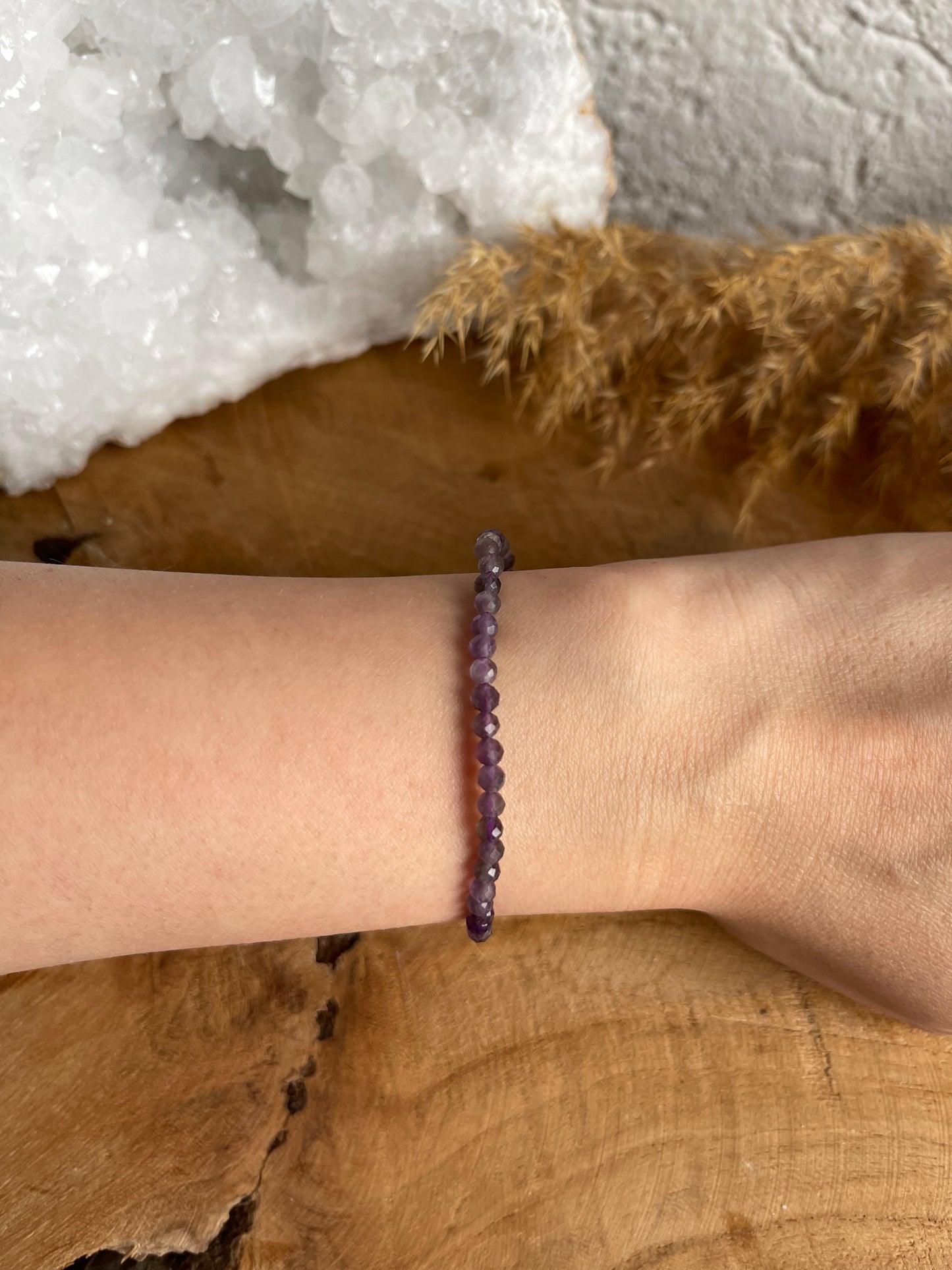 Edelstein Armband Amethyst (facettiert)