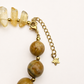 Money Flow – Citrin & Fossilholz Armband