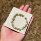 Handgefertigtes Earthlight Armband aus Peridot Mondstein und Rutilquarz mit goldfarbenen Edelstahlperlen