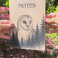 Krafttier Schleiereule Notizbuch – Natur Journal mit Waldtier-Motiv (liniert)