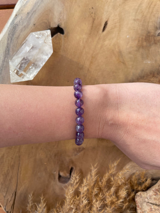 Edelstein Perlenarmband Amethyst