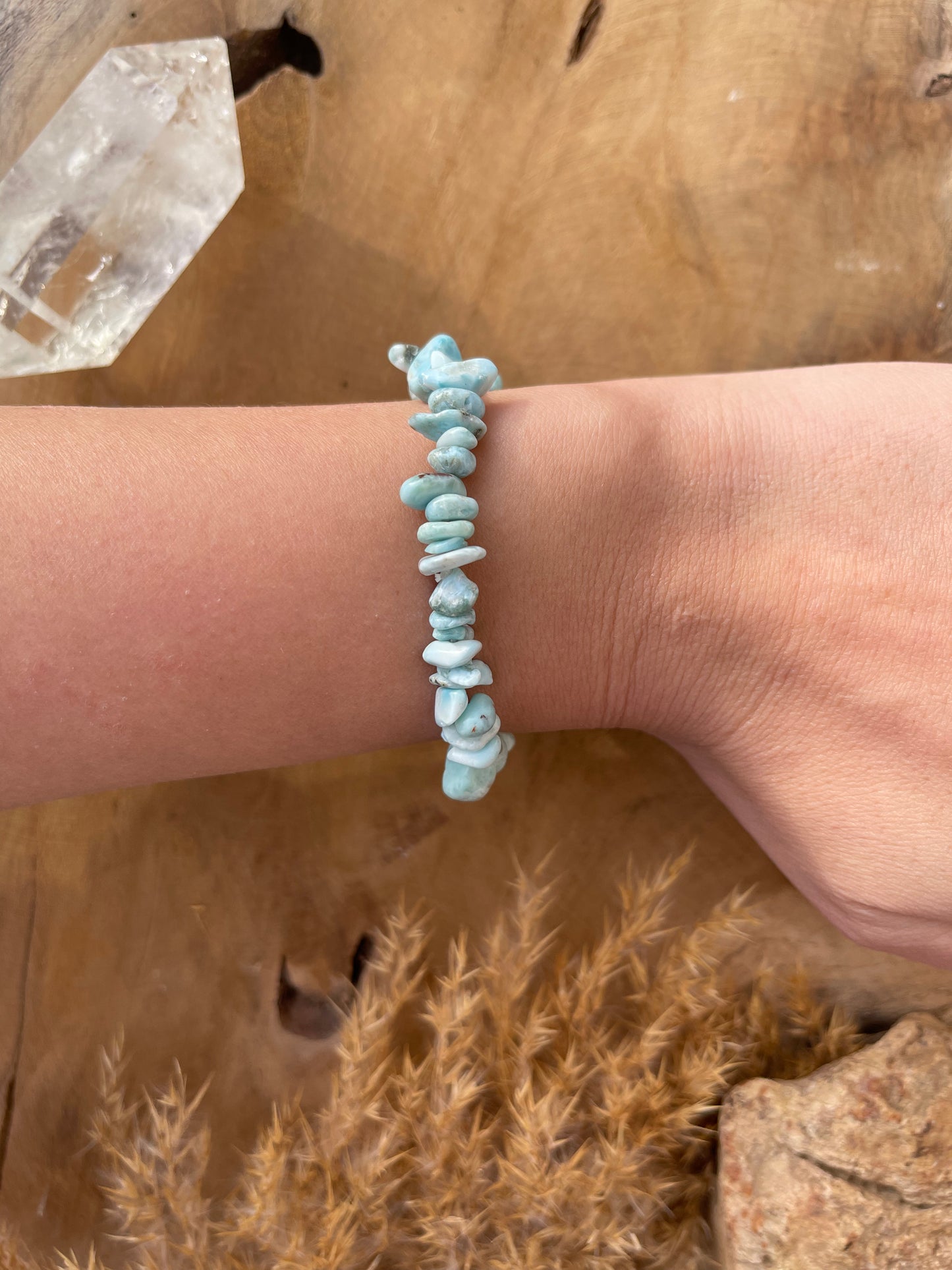 Edelstein Splitterarmband Larimar