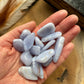 Chalcedon / Blue Lace Achat Trommelstein