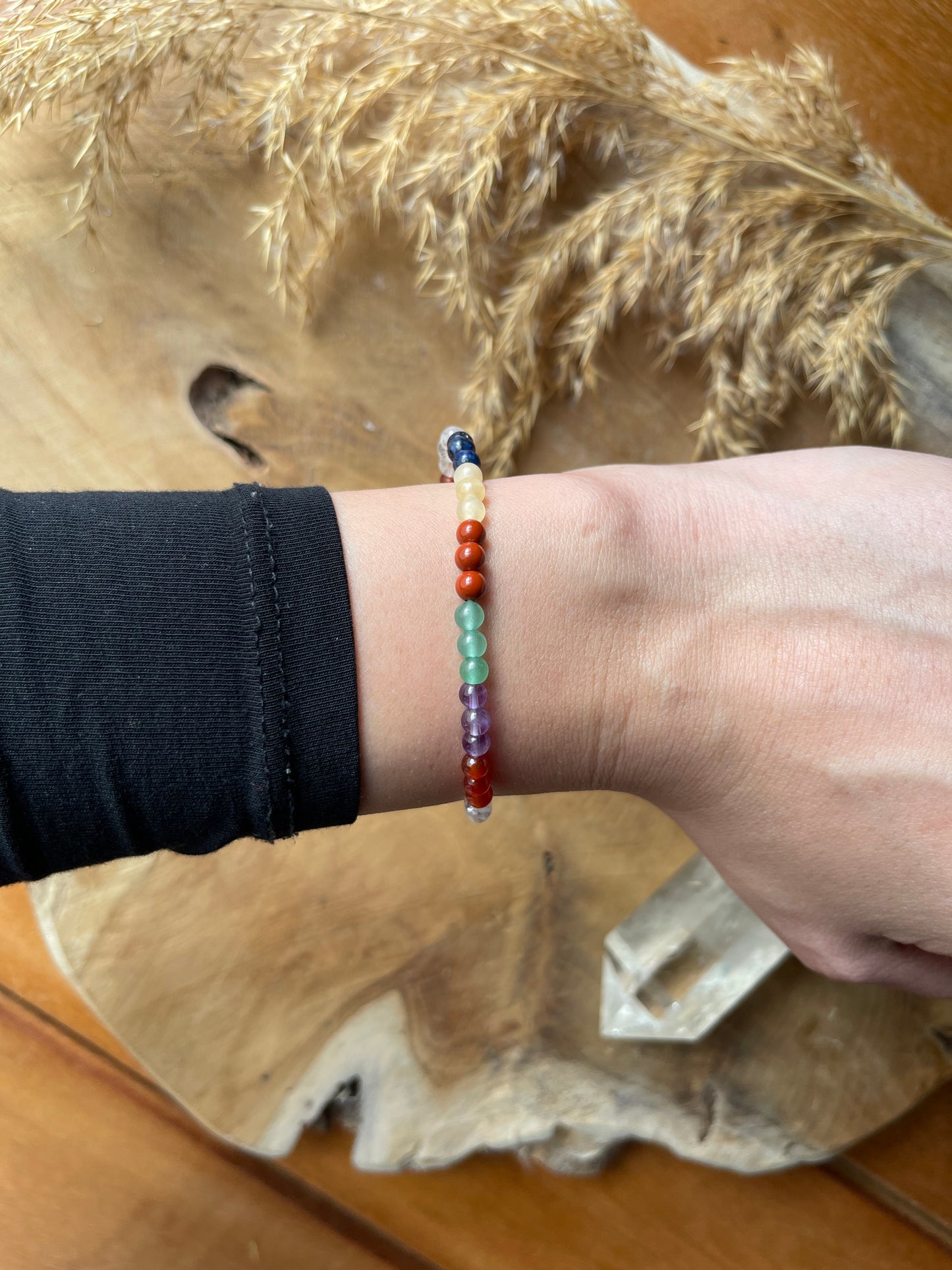 Chakra Edelstein Perlenarmband