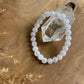 Edelstein Perlenarmband Bergkristall
