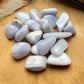 Chalcedon / Blue Lace Achat Trommelstein