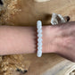 Edelstein Perlenarmband Bergkristall